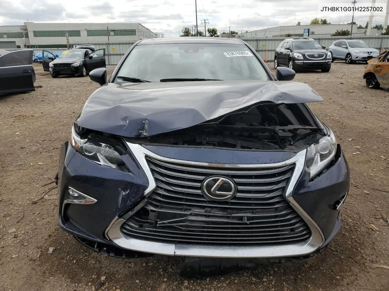 JTHBK1GG1H2257002 2017 Lexus Es 350