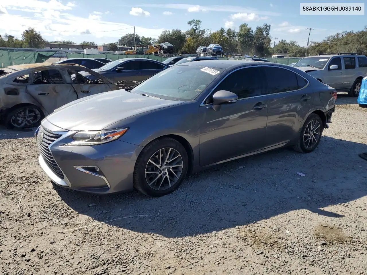 58ABK1GG5HU039140 2017 Lexus Es 350