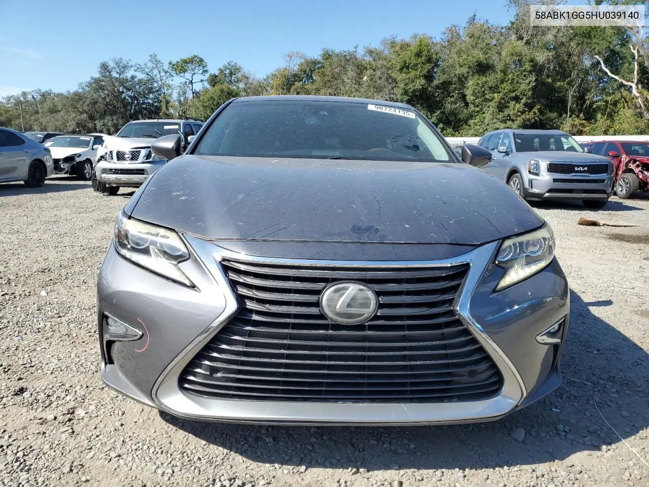 58ABK1GG5HU039140 2017 Lexus Es 350