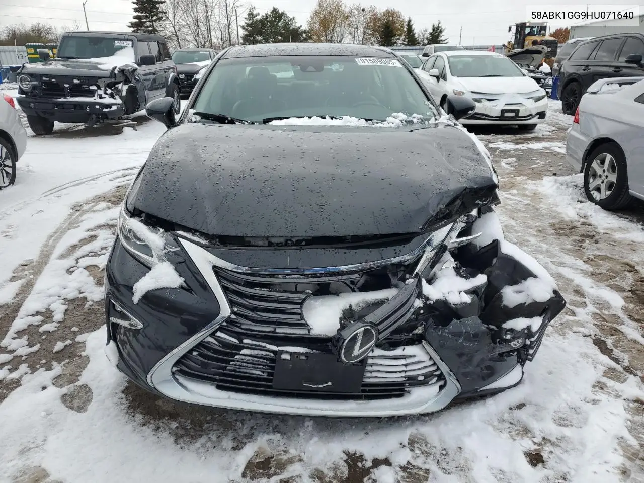 58ABK1GG9HU071640 2017 Lexus Es 350