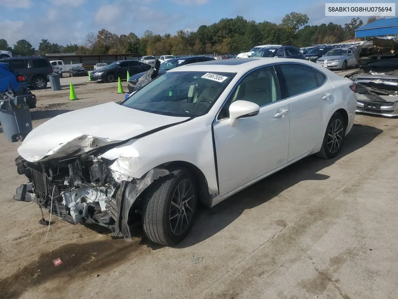 58ABK1GG8HU075694 2017 Lexus Es 350