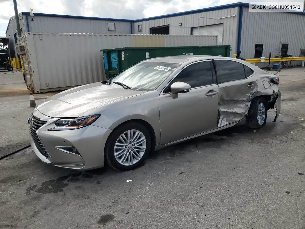 58ABK1GG8HU054540 2017 Lexus Es 350
