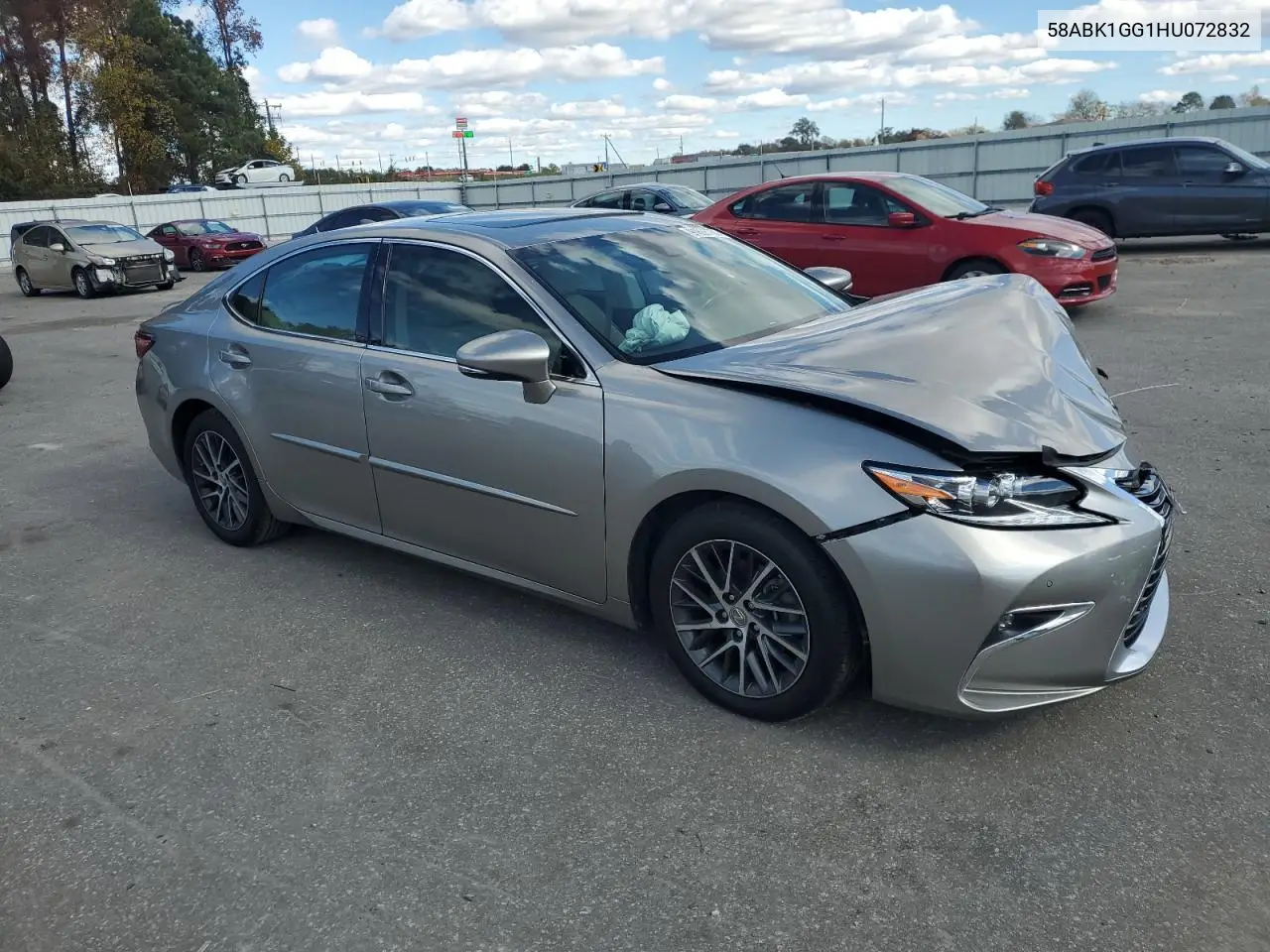 58ABK1GG1HU072832 2017 Lexus Es 350