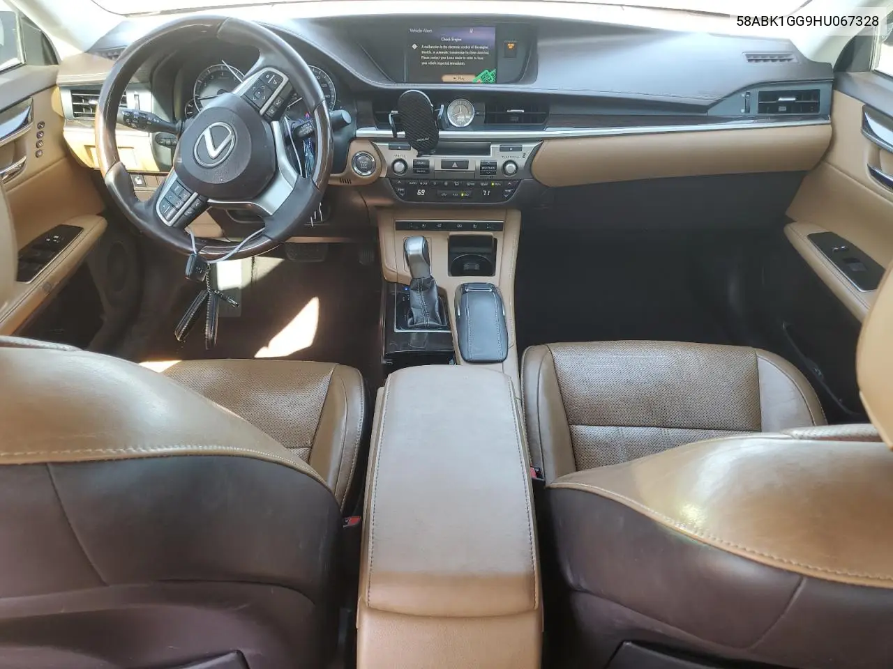 58ABK1GG9HU067328 2017 Lexus Es 350