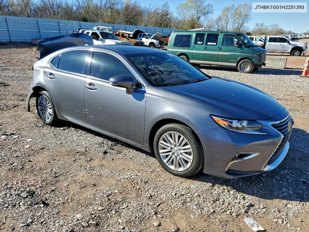 JTHBK1GG1H2251393 2017 Lexus Es 350