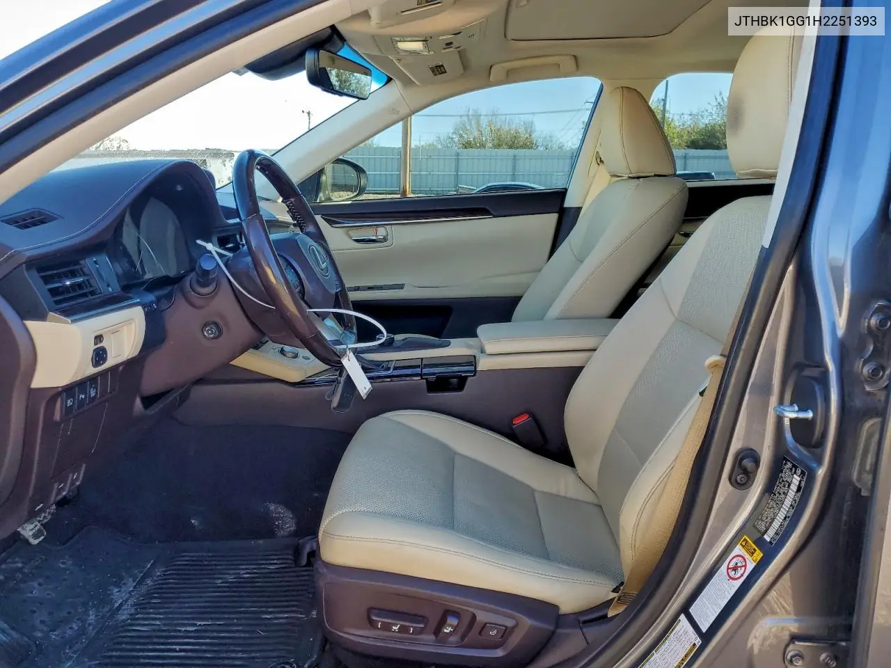 JTHBK1GG1H2251393 2017 Lexus Es 350