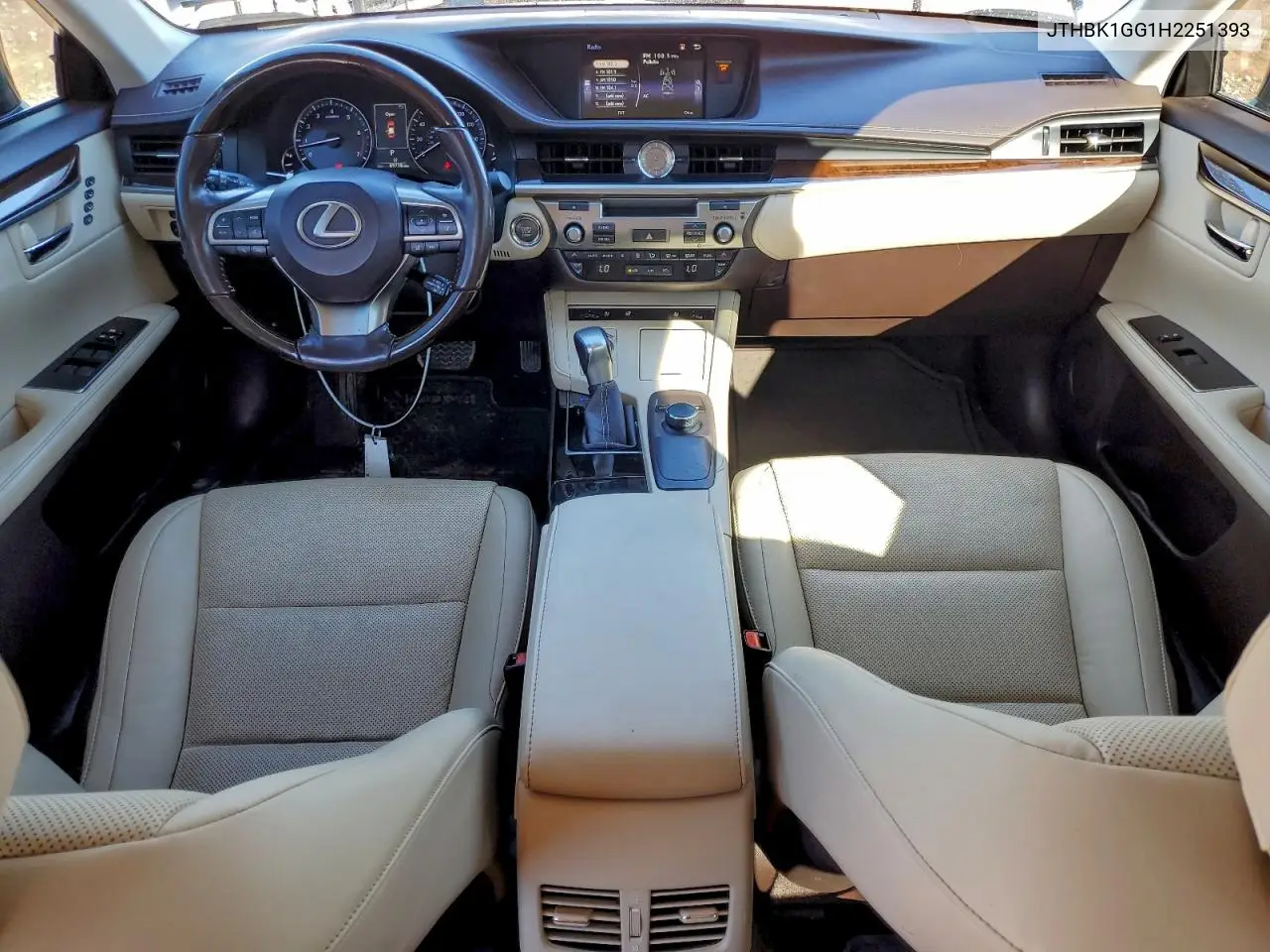 JTHBK1GG1H2251393 2017 Lexus Es 350