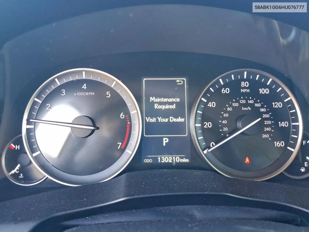 58ABK1GG6HU076777 2017 Lexus Es 350