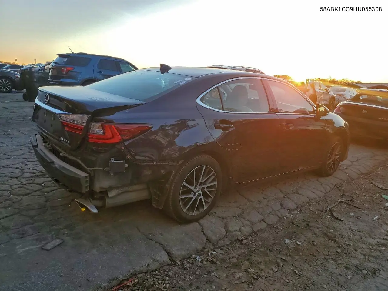 58ABK1GG9HU055308 2017 Lexus Es 350