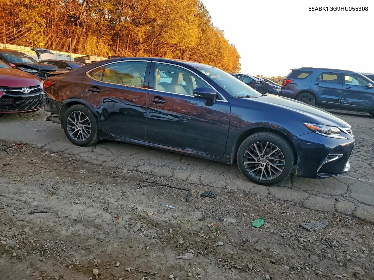 58ABK1GG9HU055308 2017 Lexus Es 350