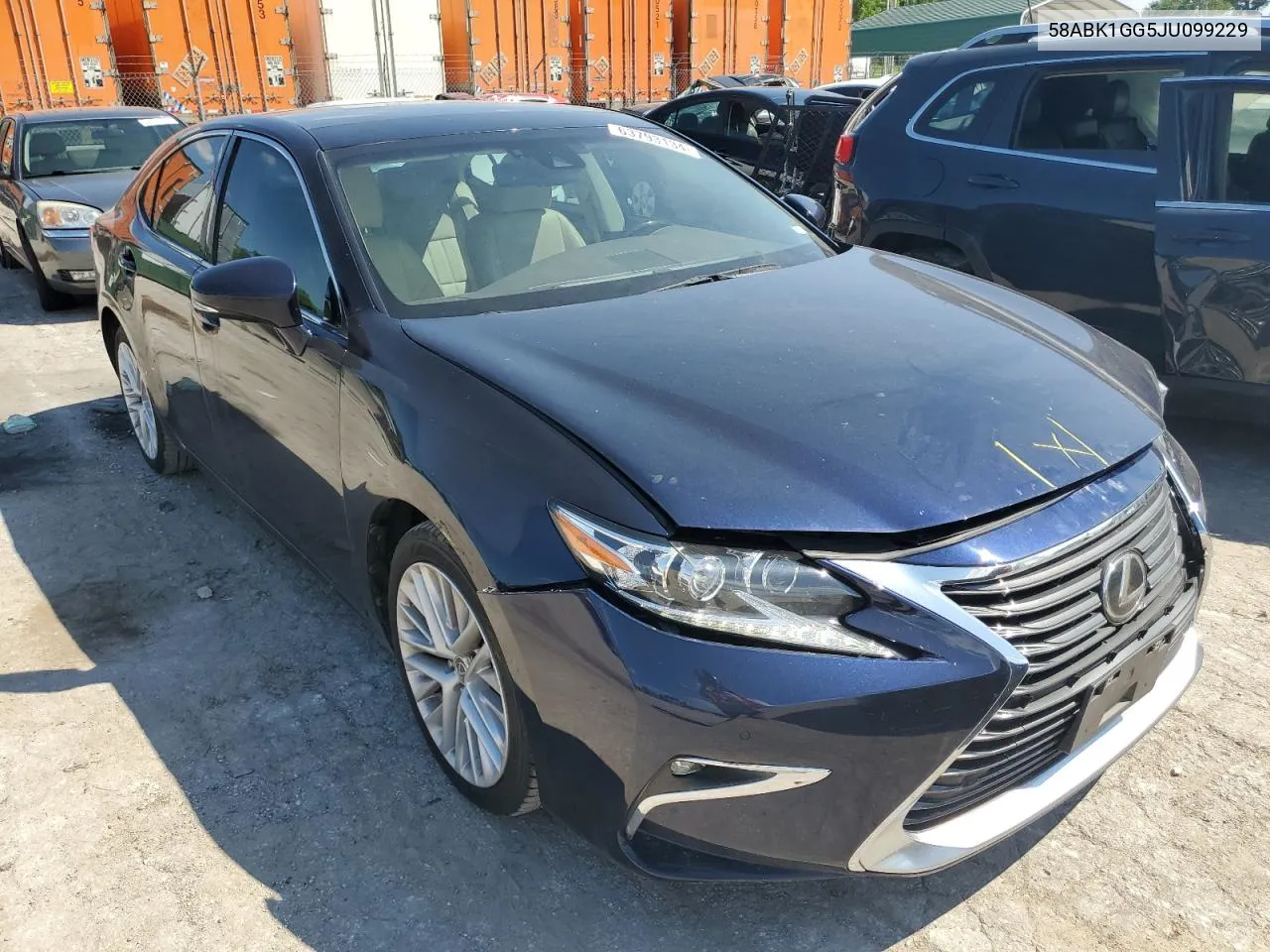 58ABK1GG5JU099229 2018 Lexus Es 350