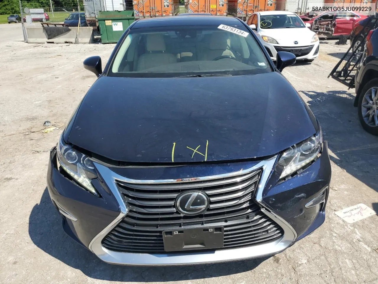 58ABK1GG5JU099229 2018 Lexus Es 350