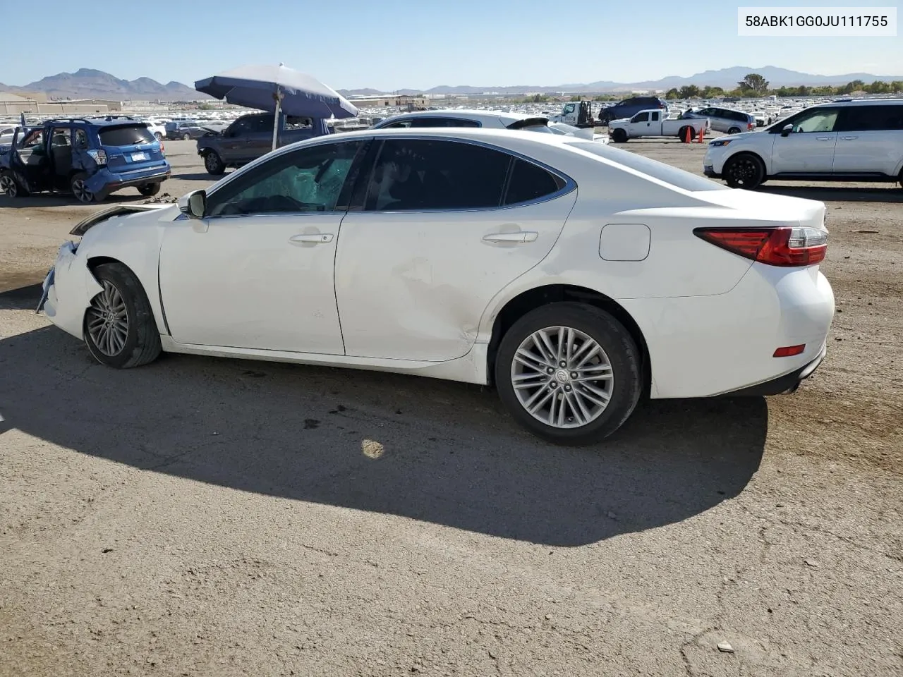 58ABK1GG0JU111755 2018 Lexus Es 350