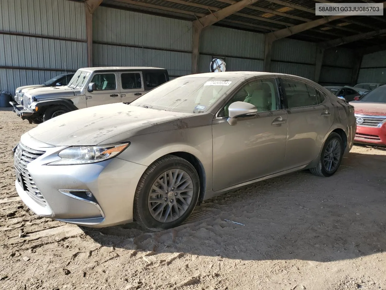 58ABK1GG3JU085703 2018 Lexus Es 350