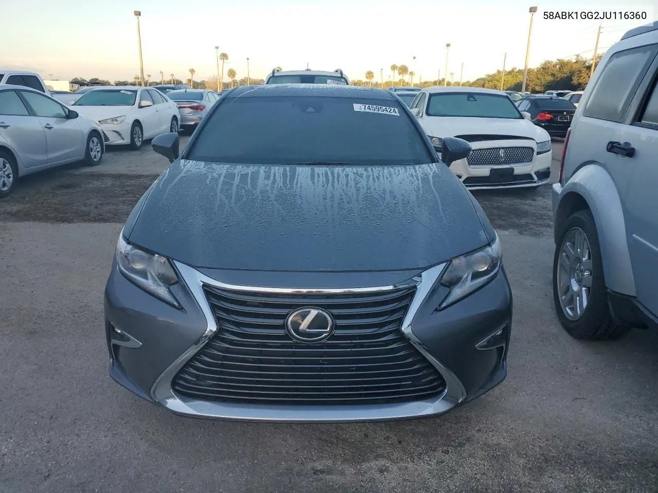 58ABK1GG2JU116360 2018 Lexus Es 350