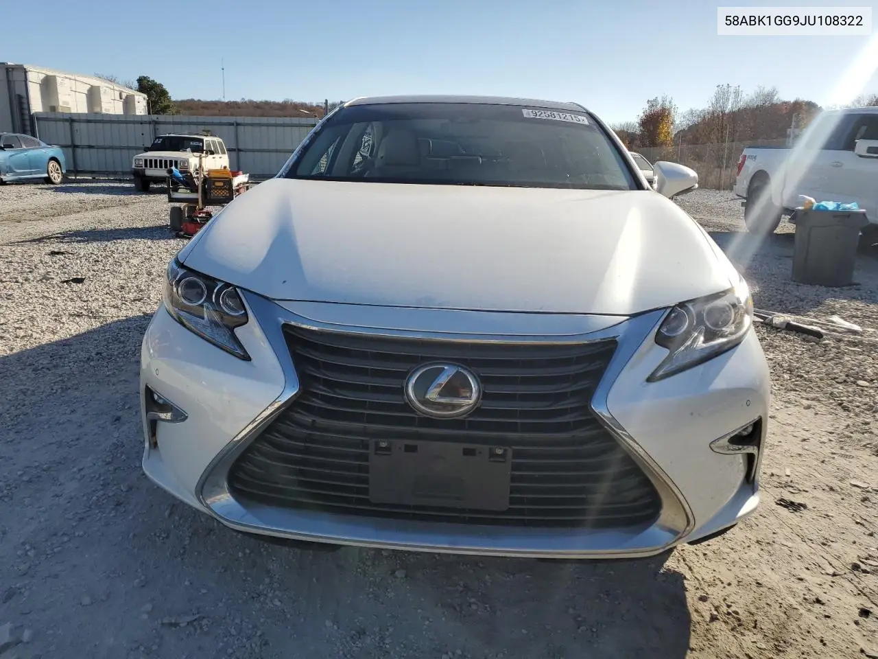 58ABK1GG9JU108322 2018 Lexus Es 350