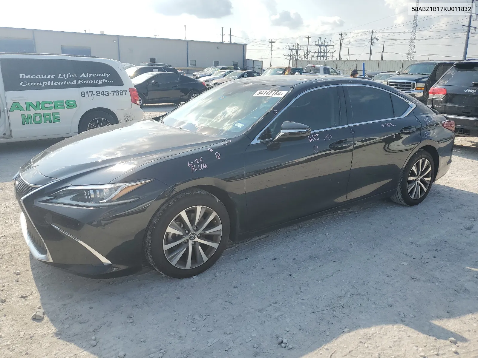 58ABZ1B17KU011832 2019 Lexus Es 350