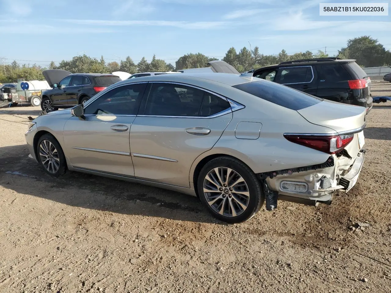 58ABZ1B15KU022036 2019 Lexus Es 350