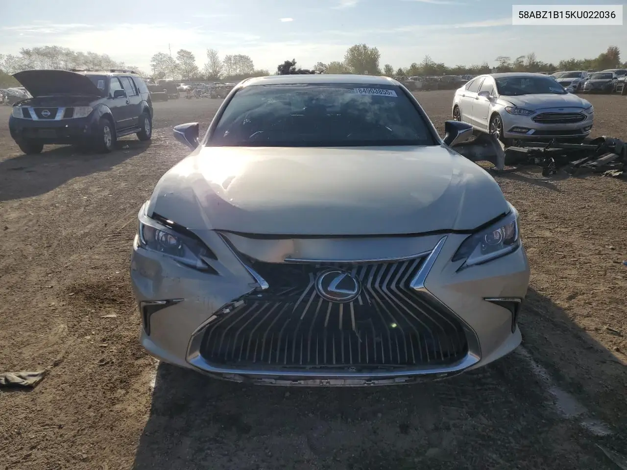 58ABZ1B15KU022036 2019 Lexus Es 350