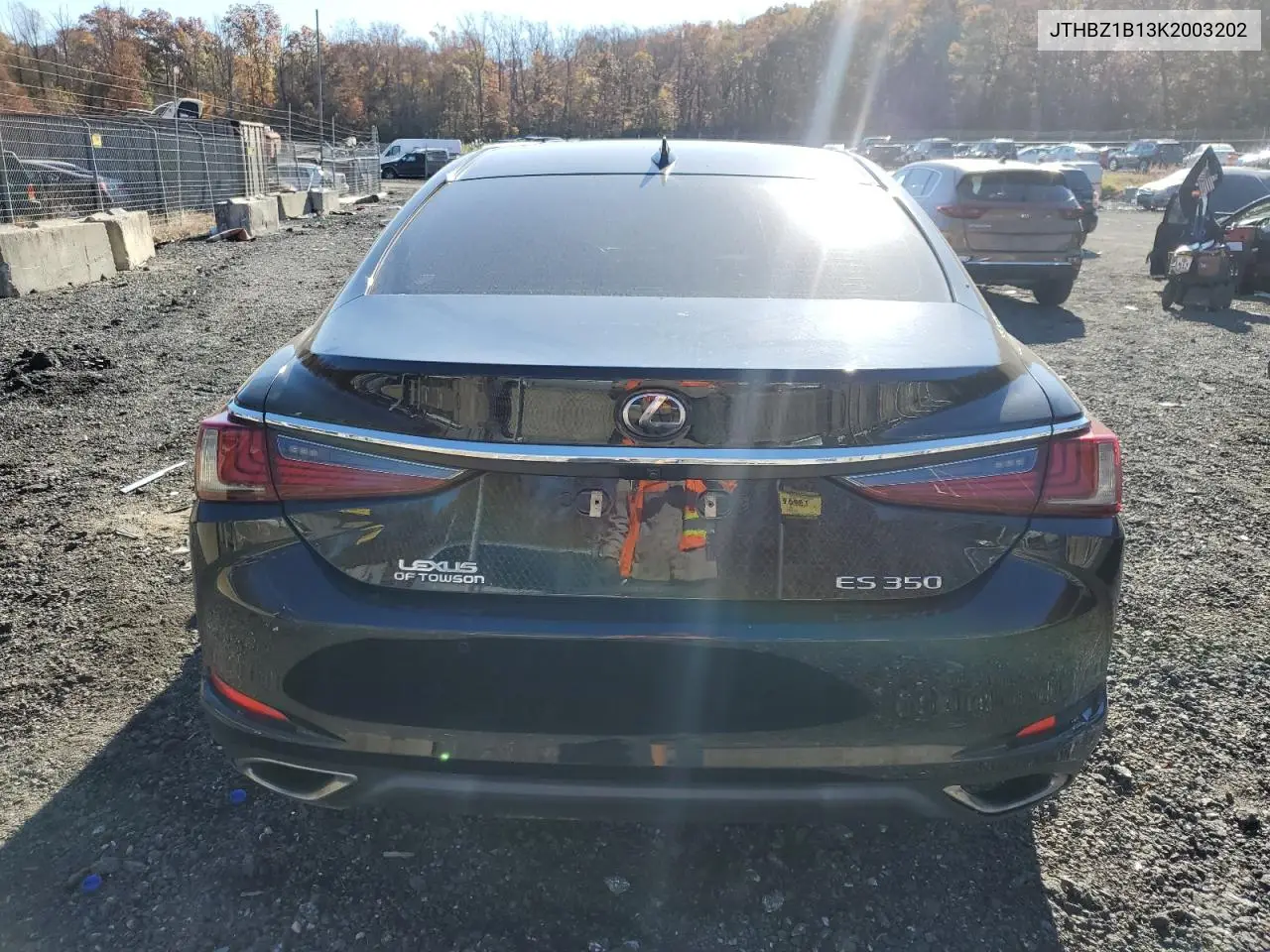 JTHBZ1B13K2003202 2019 Lexus Es 350