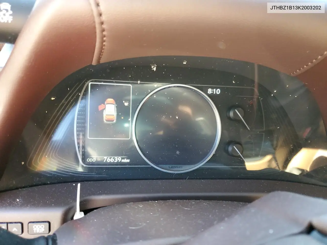 JTHBZ1B13K2003202 2019 Lexus Es 350