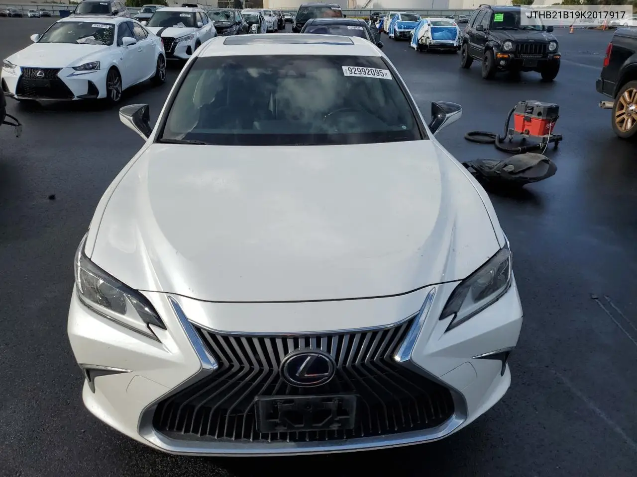JTHB21B19K2017917 2019 Lexus Es 300H