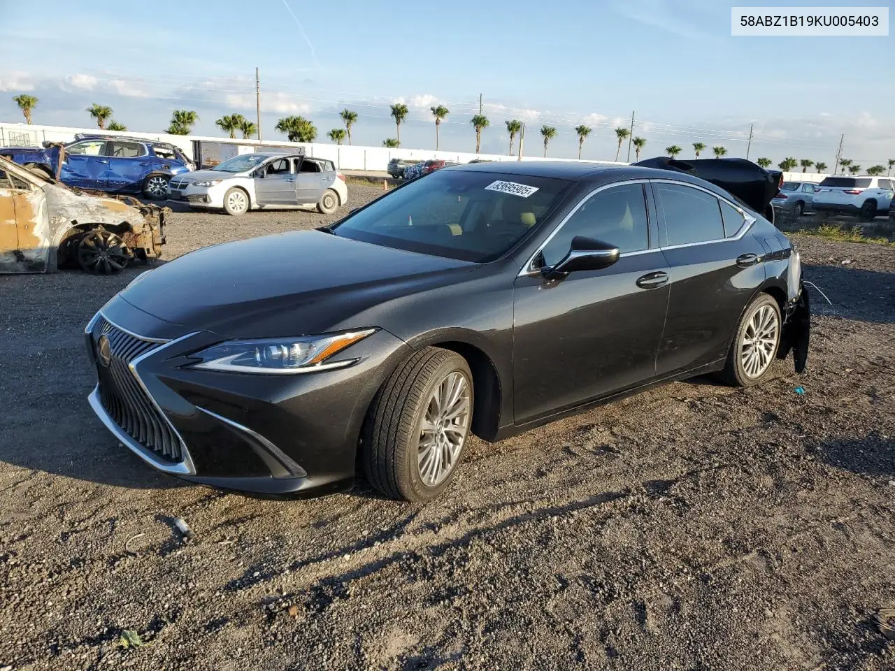 58ABZ1B19KU005403 2019 Lexus Es 350
