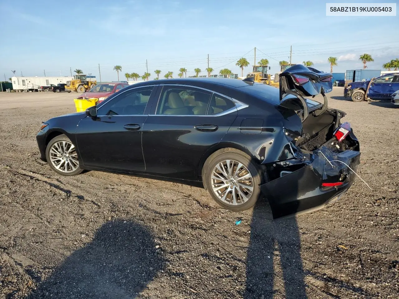 58ABZ1B19KU005403 2019 Lexus Es 350