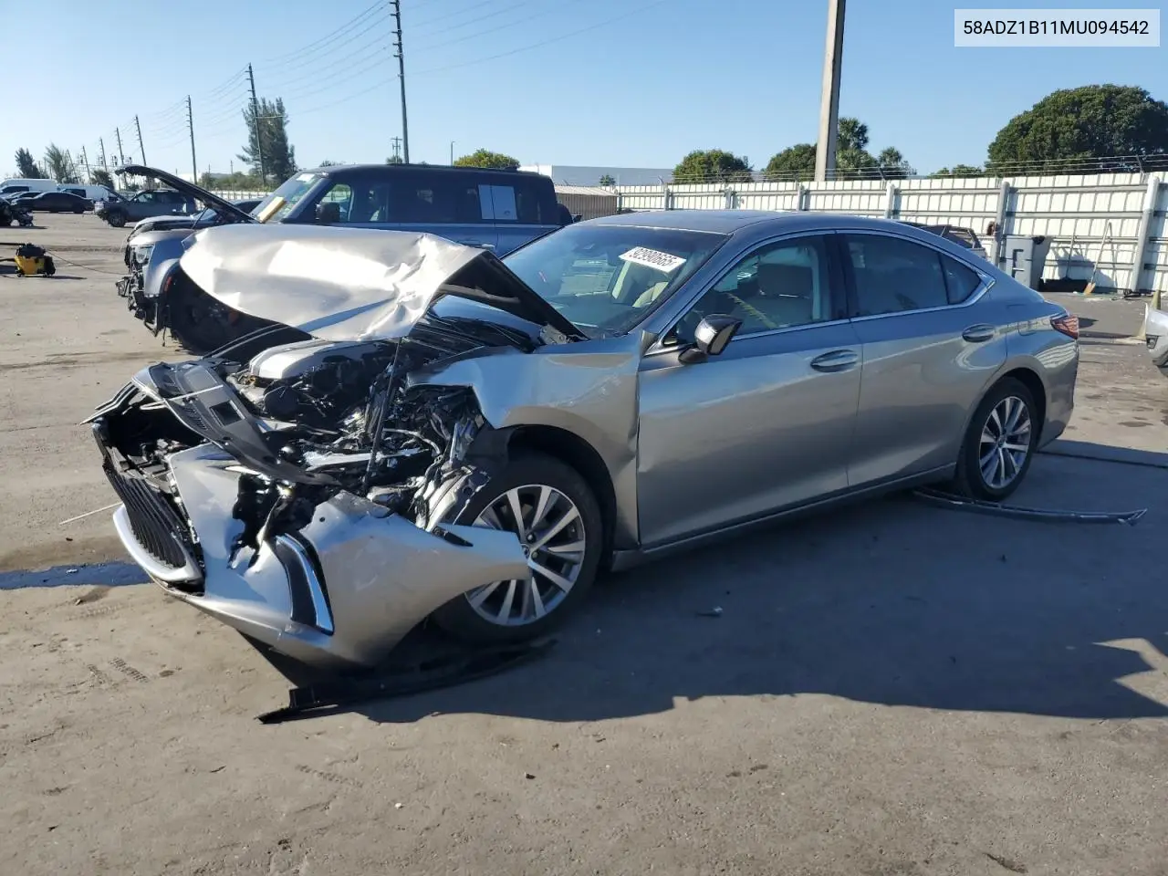 58ADZ1B11MU094542 2021 Lexus Es 350 Base