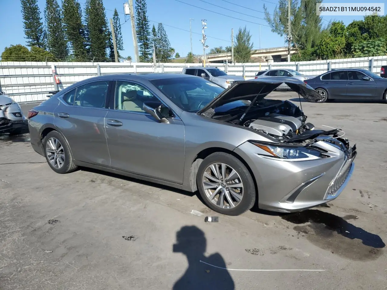58ADZ1B11MU094542 2021 Lexus Es 350 Base