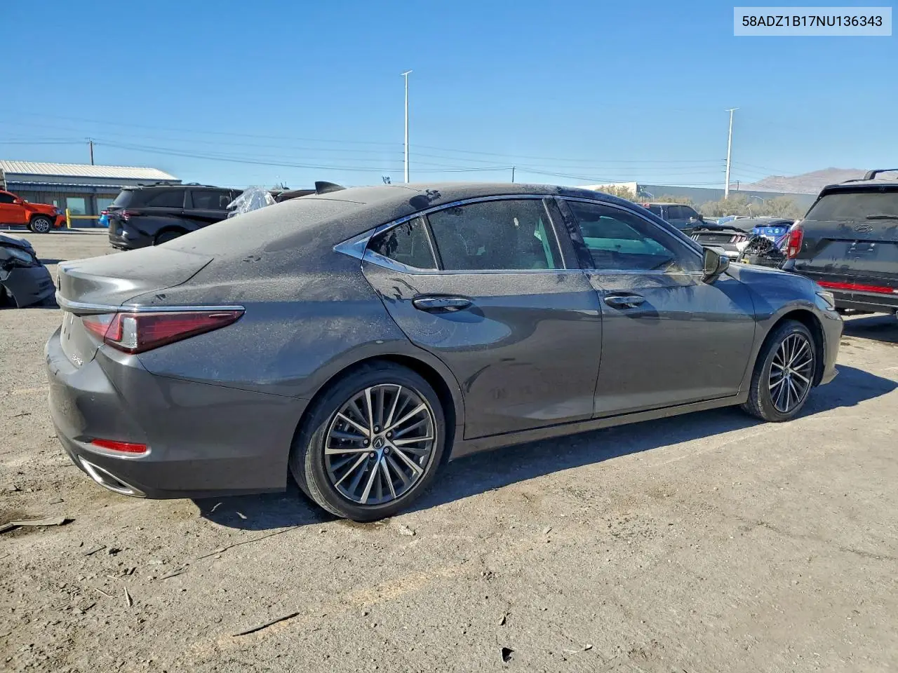 58ADZ1B17NU136343 2022 Lexu Es 350 4D 2Wd