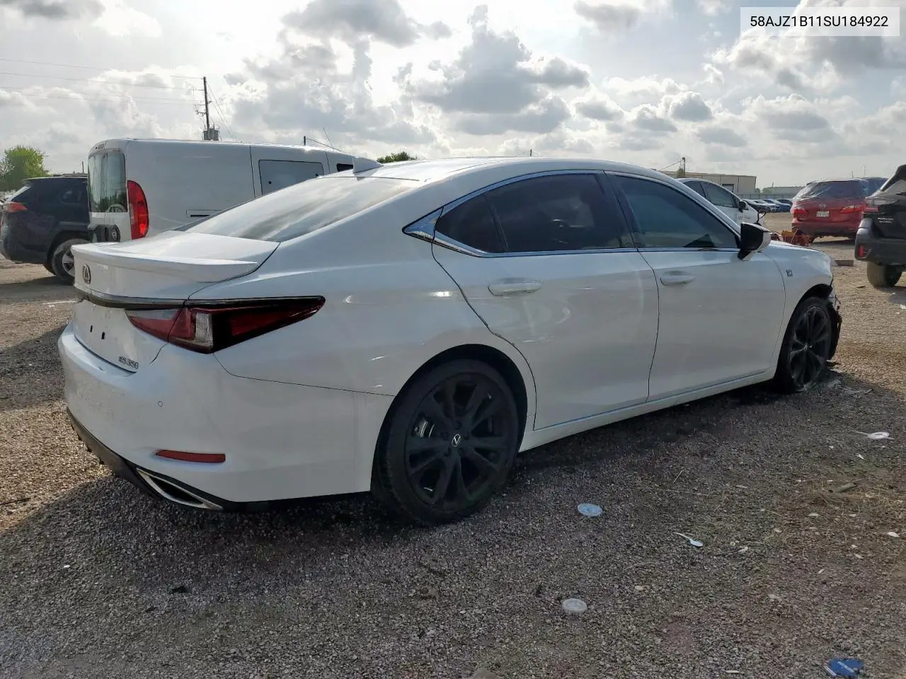 58AJZ1B11SU184922 2025 Lexus Es 350 F Sport Handling