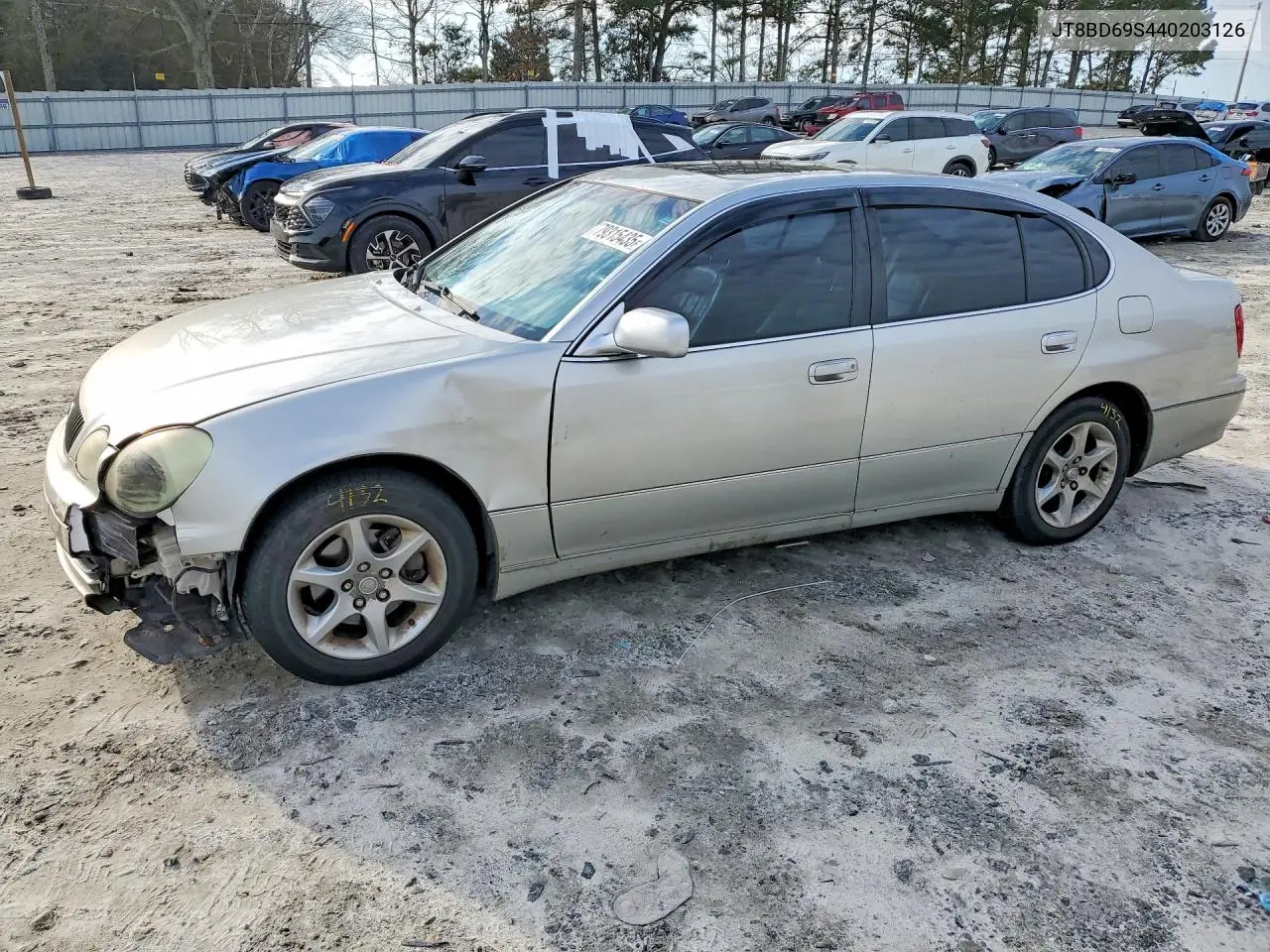 JT8BD69S440203126 2004 Lexus Gs 300 Base