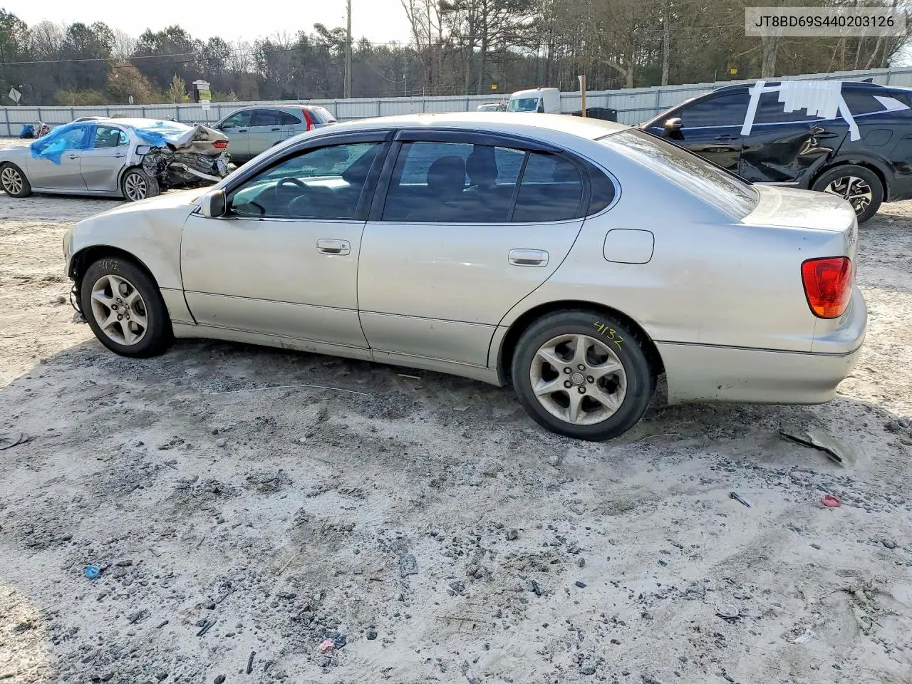 JT8BD69S440203126 2004 Lexus Gs 300 Base