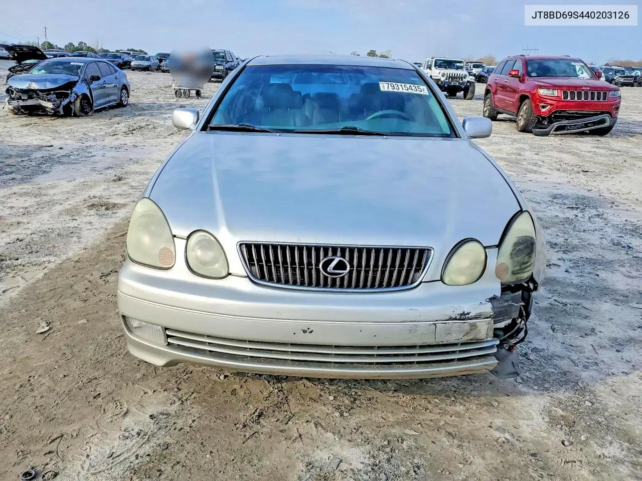 JT8BD69S440203126 2004 Lexus Gs 300 Base