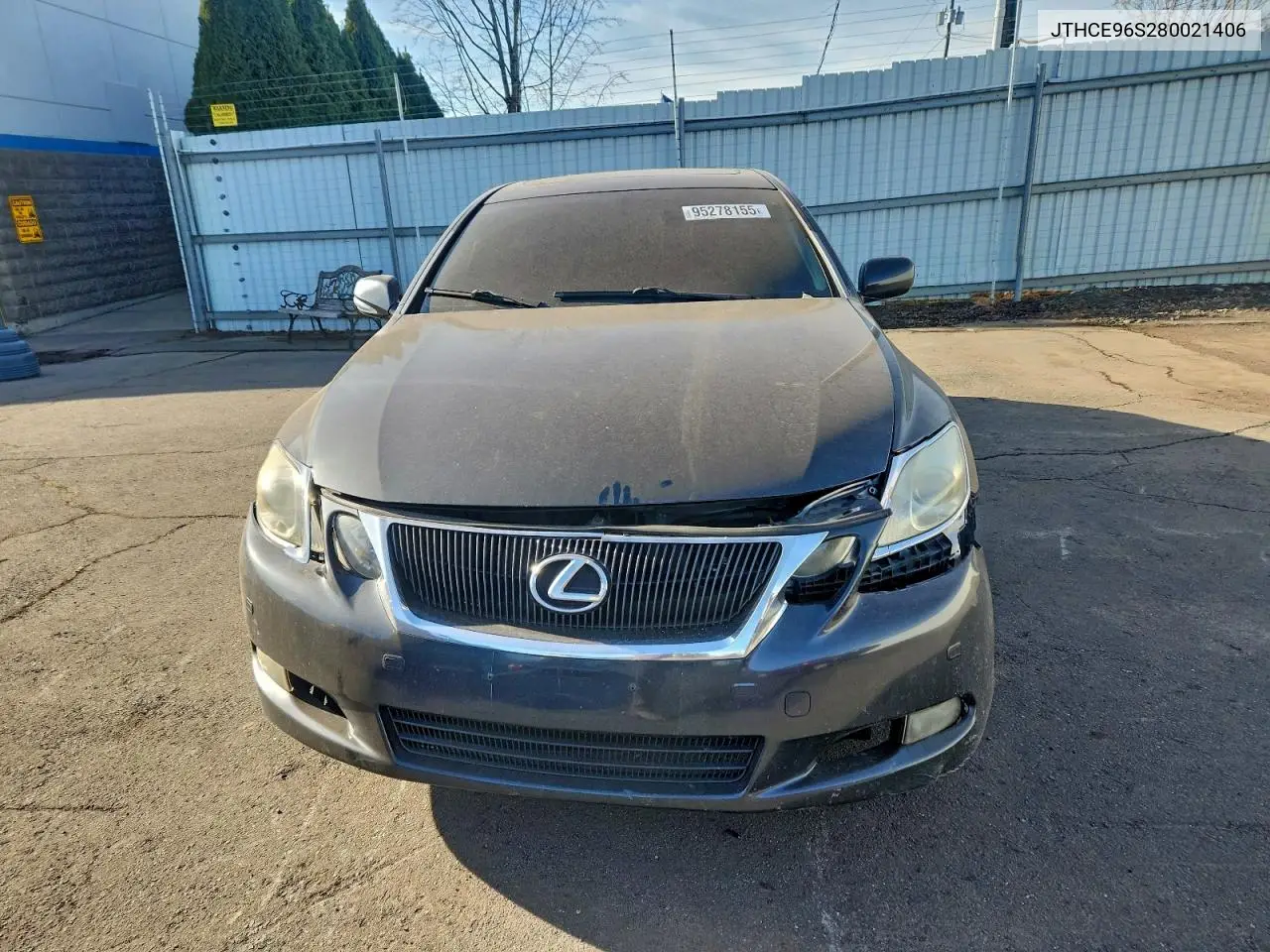JTHCE96S280021406 2008 Lexus Gs 350
