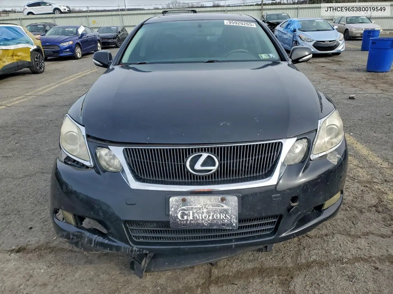 JTHCE96S380019549 2008 Lexus Gs 350