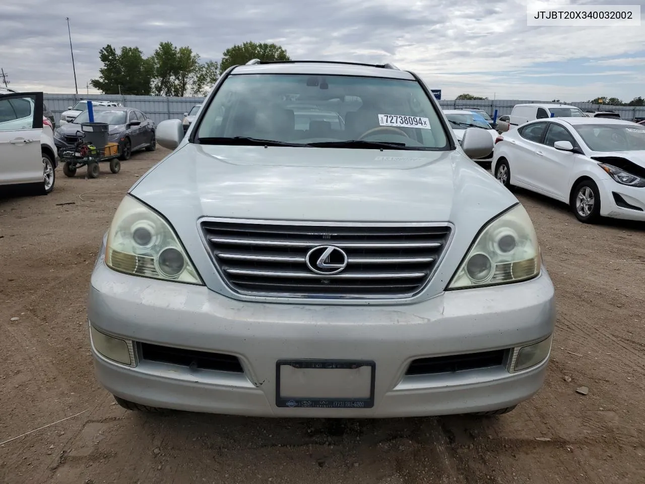 JTJBT20X340032002 2004 Lexus Gx 470