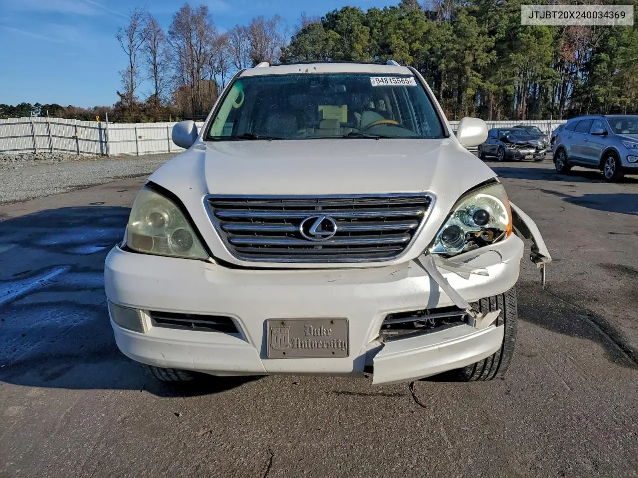 JTJBT20X240034369 2004 Lexus Gx 470