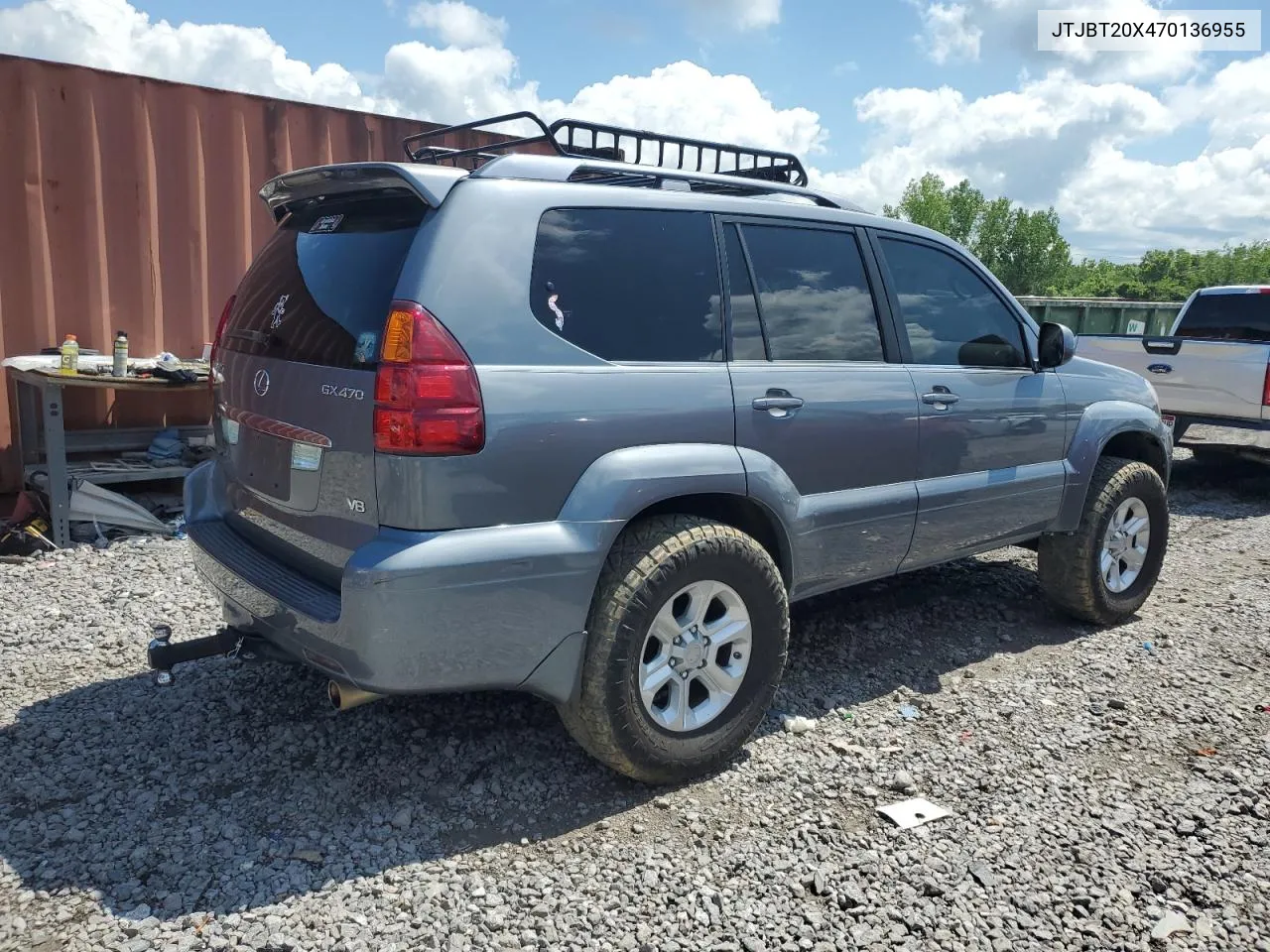 JTJBT20X470136955 2007 Lexus Gx 470