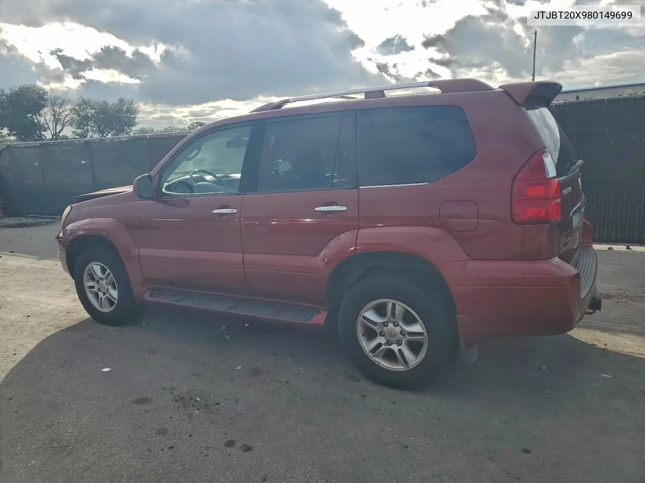 JTJBT20X980149699 2008 Lexus Gx 470