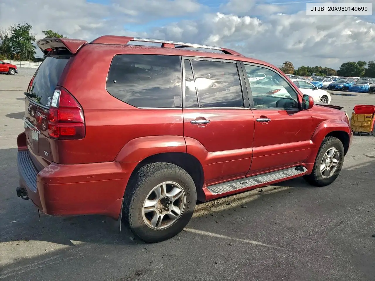 JTJBT20X980149699 2008 Lexus Gx 470