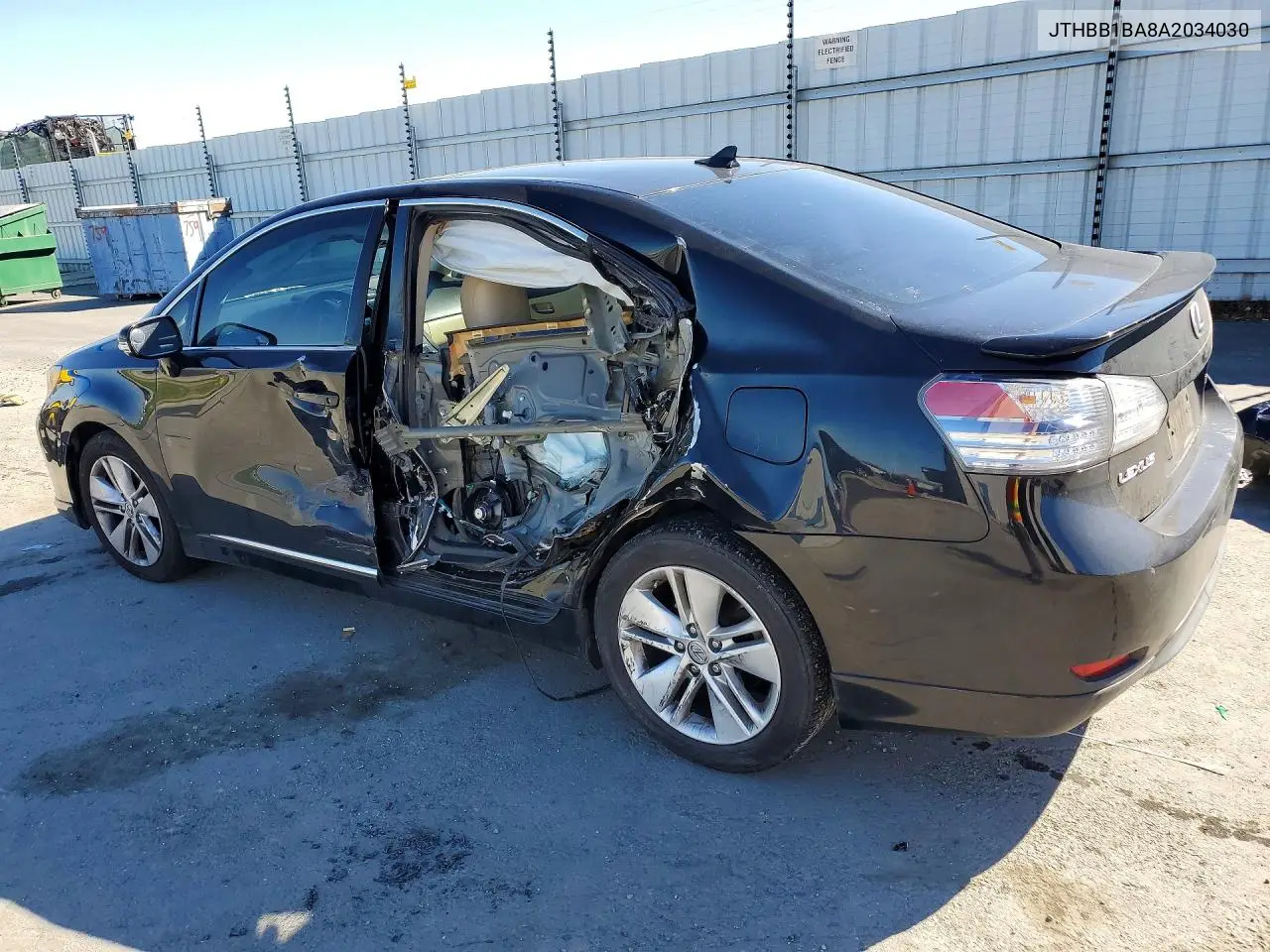 2010 Lexus Hs 250H Base VIN: JTHBB1BA8A2034030 Lot: 79794095