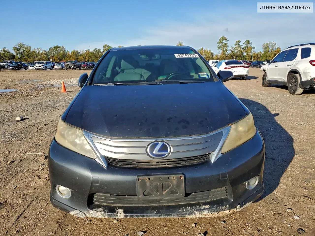 JTHBB1BA8A2018376 2010 Lexus Hs 250H