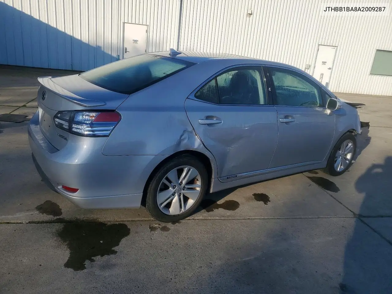 2010 Lexus Hs 250H VIN: JTHBB1BA8A2009287 Lot: 99560285