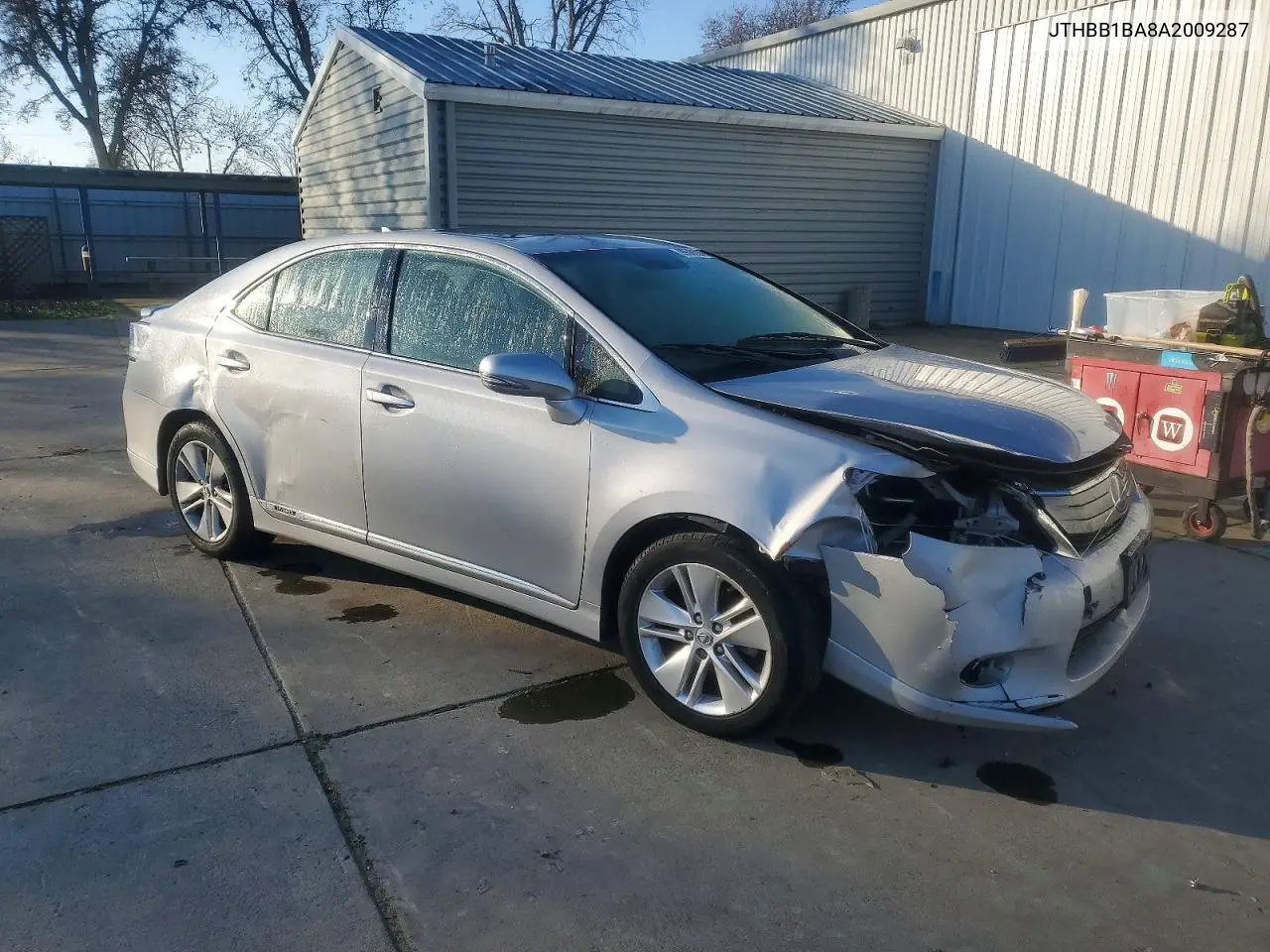2010 Lexus Hs 250H VIN: JTHBB1BA8A2009287 Lot: 99560285