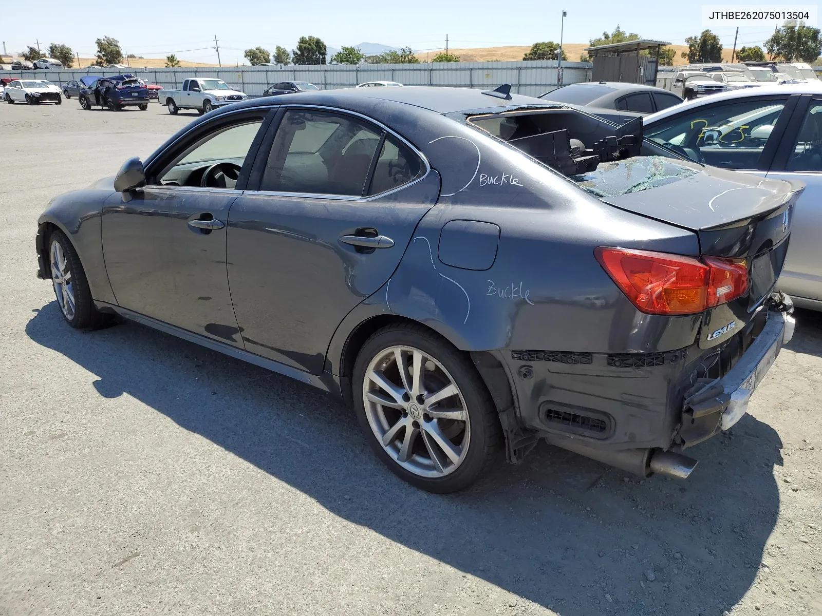 JTHBE262075013504 2007 Lexus Is 350