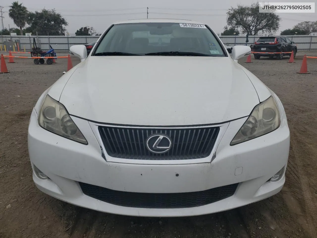 JTHBK262795092505 2009 Lexus Is 250