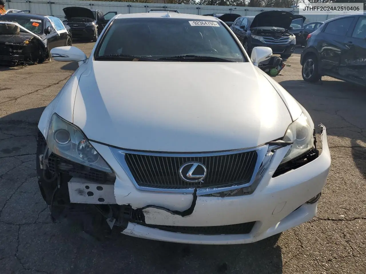 JTHFF2C24A2510406 2010 Lexus Is 250
