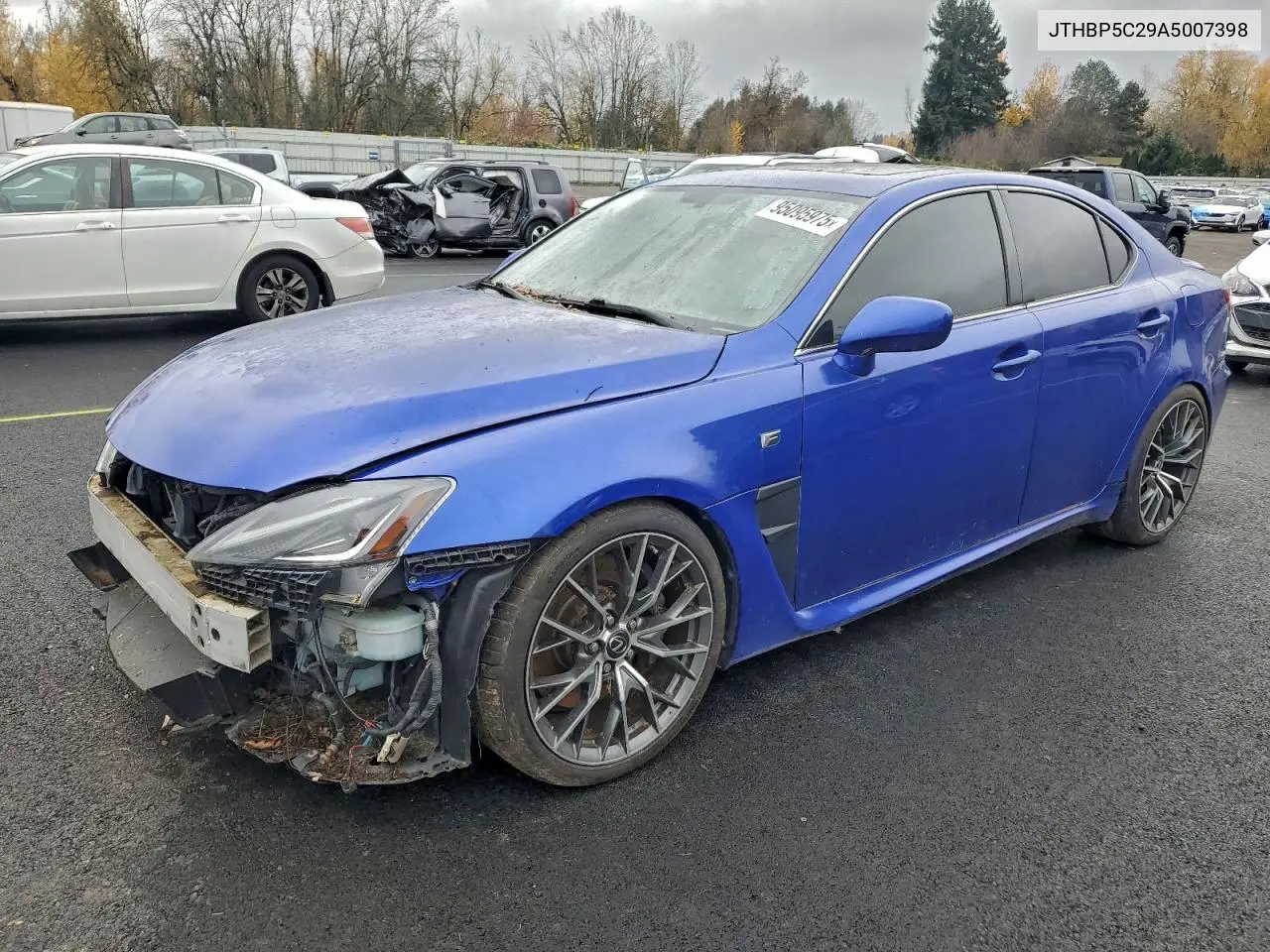 JTHBP5C29A5007398 2010 Lexus Is F